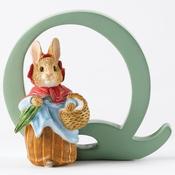 Beatrix Potter Letter Decoration: Mrs. Rabbit - Q