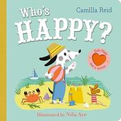 Camilla Reid: Who's Happy? illustrated by Nila Aye image
