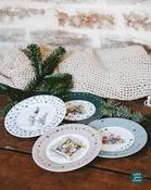 Christmas Dessert Plates: Peter Rabbit, Set Of 4