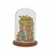Glass Decoration: Peter Rabbit with Radishes (Dome)