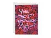 Greeting Card: Dylan Mierzwinski, I Love You Florals
