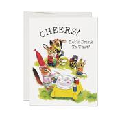 Greeting Card: Richard Scarry, Let's Drink to That image