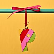 Hanging Decoration: Letter P