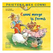 Liane Schneider: Conni merge la ferma, illustrated by Eva Wenzel-Bürger image