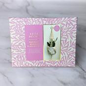 Luxe Decor Craft Kit: Macrame Beaded Hanging Planter image