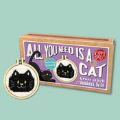 Mini Cross Stitch Kit: All You Need Is A Cat