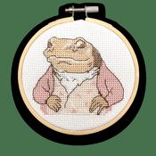 Mini Cross Stitch Kit: Jeremy Fisher image
