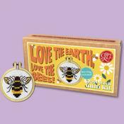 Mini Cross Stitch Kit: Love the Earth Love the Bees! image