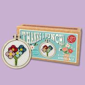 Mini Cross Stitch Kit: Thanks A Bunch!
