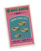 Mouse Mansion: Miniature Ceramic Bowls