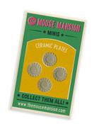 Mouse Mansion: Miniature Ceramic Plates
