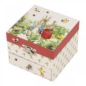 Musical Jewellery Box: Peter Rabbit - Carrot (Cube)