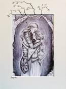 Print: Jenni Kilgallon - Farewell Embrace