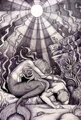 Print: Jenni Kilgallon - The Little Mermaid, Saving the Prince (A4 unmounted)