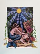 Print: Jenni Kilgallon - The Little Mermaid, Saving the Prince (Colour)