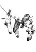 Print: Monika Mitkute - Big Feet