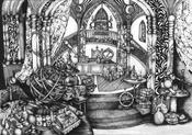 Print: Shannon Bergin - Dumbledore's Office at Hogwarts