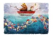 Print: Shannon Bergin - The Biggest Fish Gets that Way by Never Getting Caught
