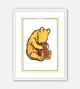 Print: Winnie the Pooh, Honeybear image