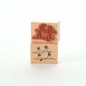 Small Stamps: Four Swans