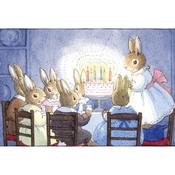 Greeting Card: Margaret Tempest - Bunny Birthday