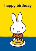 Greeting Card: Miffy - Happy Birthday Cake