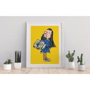 Print: Roald Dahl - Matilda (yellow background)