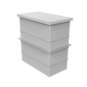 601 Litre GRP Water Tank - Two Piece Insulated image
