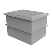 909 Litre GRP Water Tank - Two Piece Insulated image