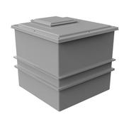 1818 Litre GRP Water Tank - Two Piece Insulated image