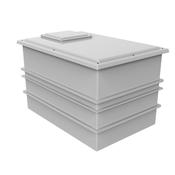2726 Litre GRP Water Tank - Two Piece Insulated image