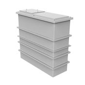 1125 Litre GRP Water Tank - Two Piece Insulated image