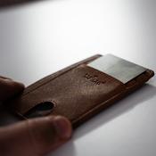 The Signature Wallet Set | Metal NFC Digital Business Card &amp; Leather Wallet | TAPiTAG
