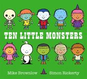 Ten Little Monsters Board Book image