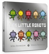 Ten Little Robots (Board Book) image