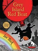 Grey Island Red Boat (Little Gems)