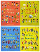 All About My Life 4 book set Hardback  (All About Feelings , Families, Diversity &amp;amp;  Friends) image