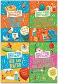 Miles Kelly Simple Science Experiments Collection 4 Books Set By Chris Oxlade (Air and Water, Light and Sound, Electricity and Magnets, Matter and Materials) image