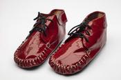 Footzees - Painted Leather (Red)