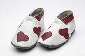 Footzees - Hearts - white