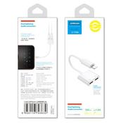 Joyroom Lightning – 2x Lightning headphone adapter audio control, calls and charging (S-Y104)