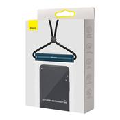 Baseus Transparent Waterproof Pouch Waterproof Pouch Phone Bag For Swimming Pool Beach Blue (ACFSD-E03)
