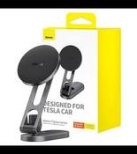 Baseus T-Space Folding Magnetic Car Mount – Silver