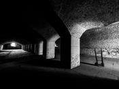 Port of Cork Bonded Warehouse Handcart 30x40cm Print by Ted Murphy photography. image