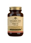 Solgar® Vitamin D3 (Cholecalciferol) 4000 IU (100 µg) Vegetable Capsules - Pack of 60 image