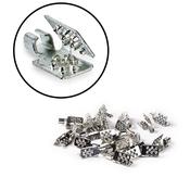 Crocodile clips for heating film connections