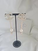 Audrey Gold letter earrings image