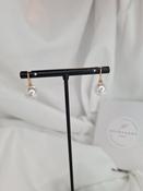 Cora earrings- pearl ( available in gold or silver) image
