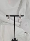 Clara earrings- pearl ( available in gold or silver) image