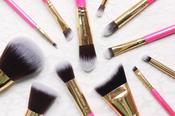 12 Piece Hot Pink/Gold Face and Eye (100% Vegan Friendly) image